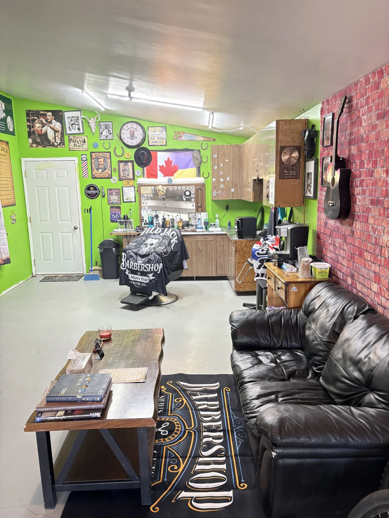 Wild Jack barbershop interior